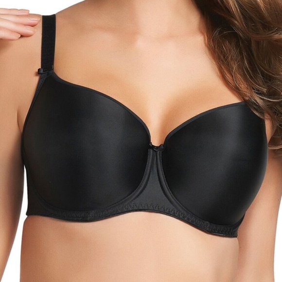 Fantasie Black #4510 Women's Smoothing Molded T-Shirt Bra Size 32G - Picture 7 of 7